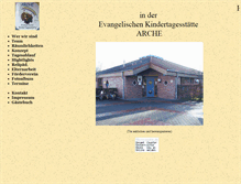 Tablet Screenshot of kita-arche-dorsten.de
